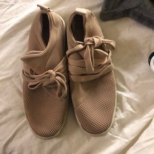 Light pink sneakers